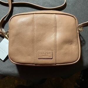 Pom Pom London Tan Crossbody Bag
